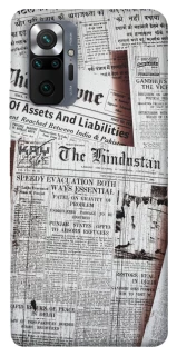 Чехол на Xiaomi Redmi Note 10 Pro Газеты фото 1 из 1