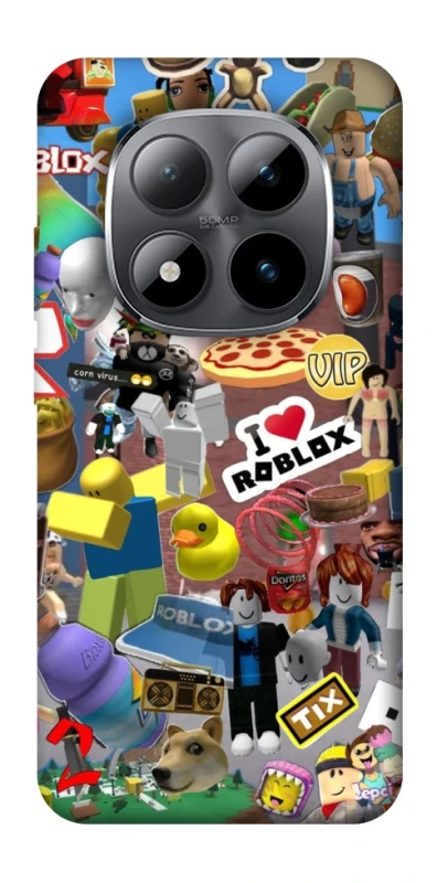 Чехол на Xiaomi Redmi Note 15 Pro 5G Roblox collage ver.5 фото 1 из 1