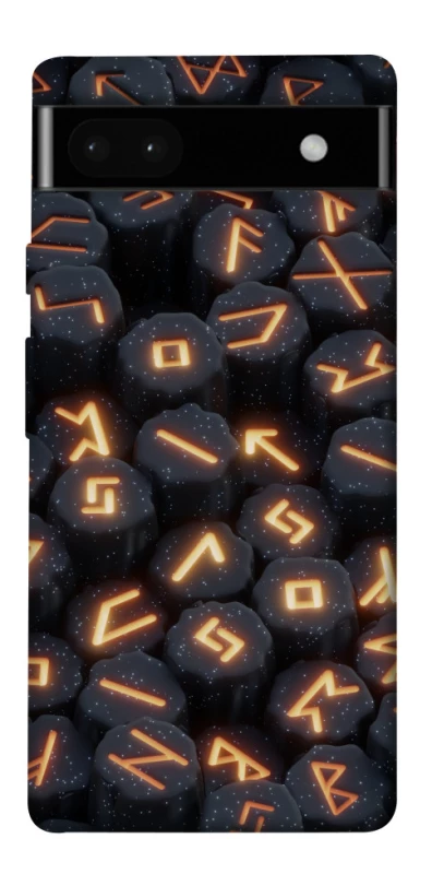 Чехол на Google Pixel 6a Огненые руны фото 1 из 1
