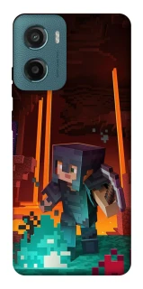 Чехол на Motorola Moto G06 Minecraft game adventure фото 1 из 1
