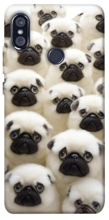 Чехол на Xiaomi Redmi Note 5 Pro / Note 5 (AI Dual Camera) Doggy Pug Love фото 1 из 1