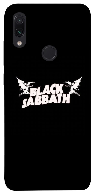 Чехол на Xiaomi Redmi Note 7 / Note 7 Pro / Note 7s Black Sabbath logo ver.2 фото 1 из 1