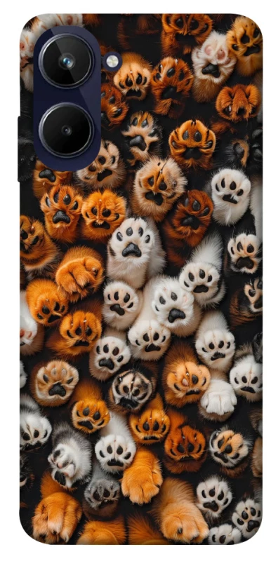Чохол на Realme 10 4G Сat paws фото 1 з 1