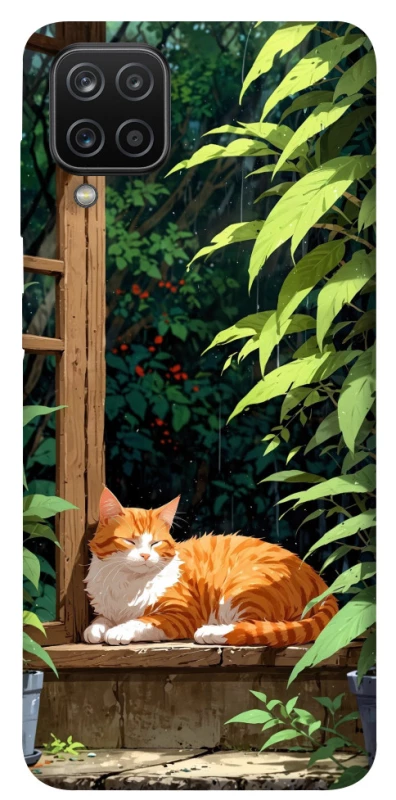 Чохол на Samsung Galaxy A12 red cat фото 1 з 1