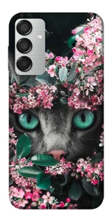 Чехол на Samsung Galaxy M15 5G Кот в цветах фото 1 из 1