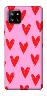 Чехол на Samsung Galaxy A42 5G Red hearts 2 фото 1 из 1