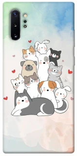 Чохол на Samsung Galaxy Note 10 Plus Funny Pets ver.2 фото 1 з 1