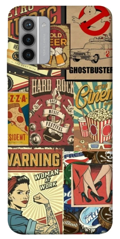 Чехол на Nokia G42 Retro collage ver.2 фото 1 из 1