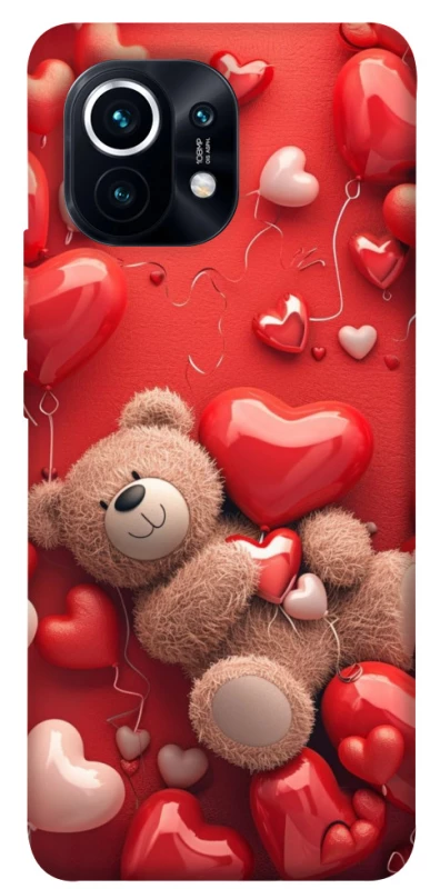Чохол на Xiaomi Mi 11 bear in hearts фото 1 з 1