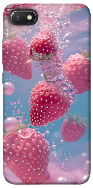 Чохол на Xiaomi Redmi 6A Полуниця в воді фото 1 з 1