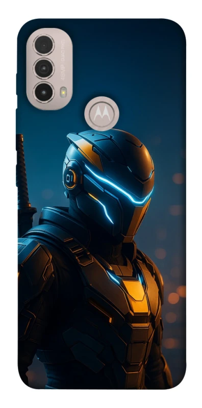 Чехол на Motorola Moto E40 Cyber Samurai фото 1 из 1