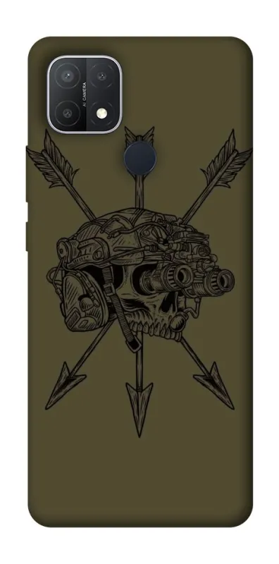 Чехол на Oppo A15s / A15 Mil skull фото 1 из 1