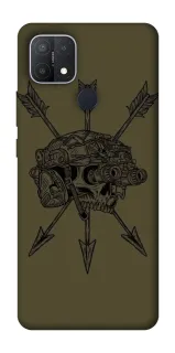 Чехол на Oppo A15s / A15 Mil skull фото 1 из 1