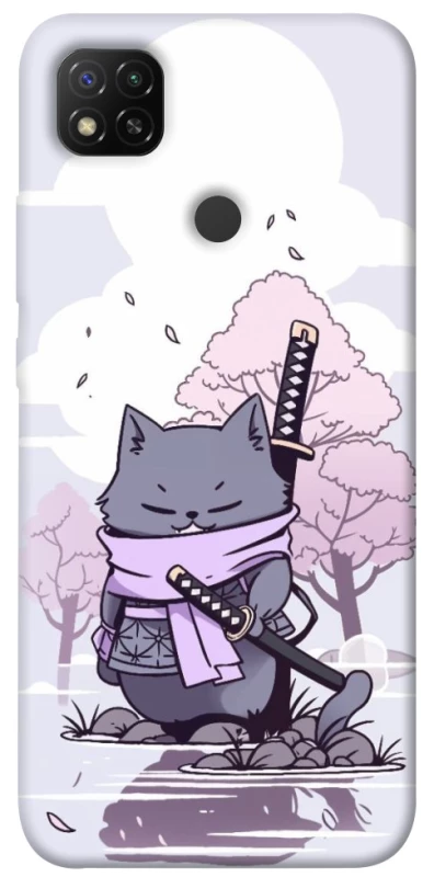 Чохол на Xiaomi Redmi 9C Samurai cat фото 1 з 1