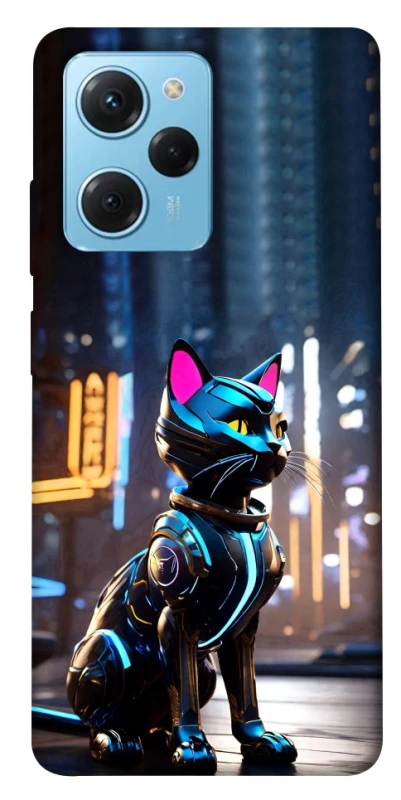 Чохол на Xiaomi Poco X5 Pro 5G Cyber cat фото 1 з 1