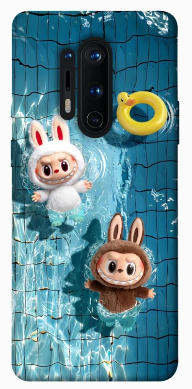 Чохол на OnePlus 8 Pro Labubu in the pool фото 1 з 1