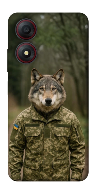 Чохол на ZTE Blade A34 4G Вовк захисник фото 1 з 1