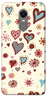 Чохол на Xiaomi Redmi 5 Plus / Redmi Note 5 (Single Camera) Pretty hearts фото 1 з 1