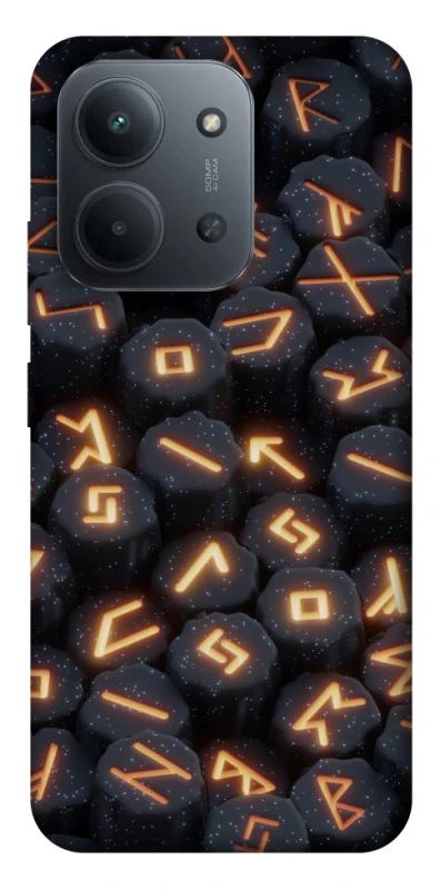 Чехол на Xiaomi Redmi 15C (EU) Огненые руны фото 1 из 1