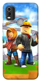 Чехол на Nokia C21 Plus Roblox Builder Adventure фото 1 из 1