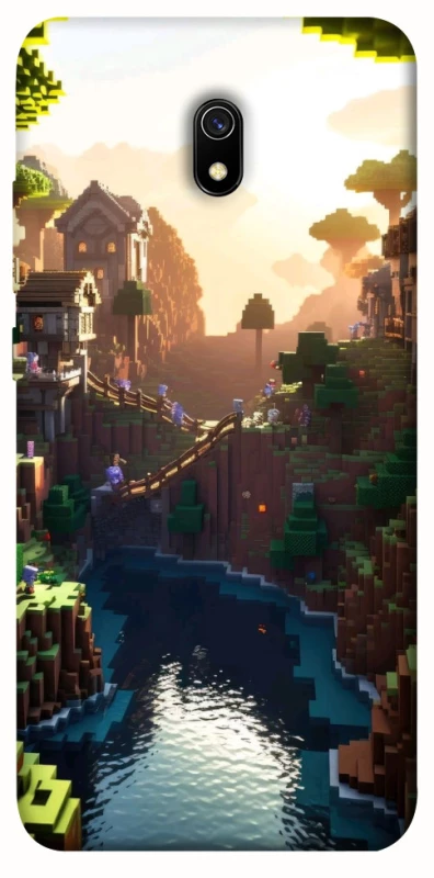 Чехол на Xiaomi Redmi 8a Minecraft sunset фото 1 из 1