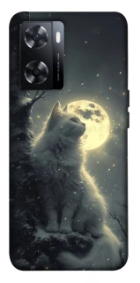 Чехол на OnePlus Nord N20 SE Кот под луной фото 1 из 1