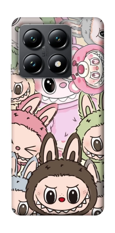 Чохол на Xiaomi 14T All Labubu 3 фото 1 з 1