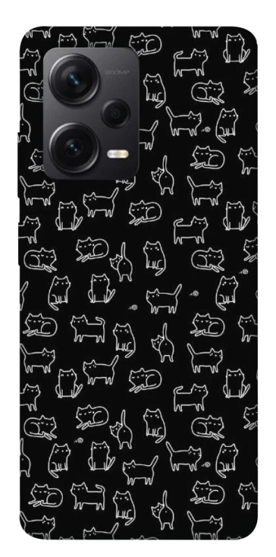 Чехол на Xiaomi Redmi Note 12 Pro 5G Black Cats фото 1 из 1