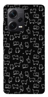 Чохол на Xiaomi Redmi Note 12 Pro+ 5G Black Cats фото 1 з 1