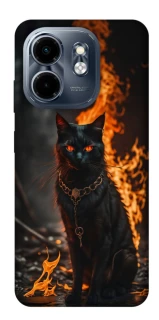 Чохол на Infinix Smart 9 4G / Hot 50i Вогняний кіт фото 1 з 1
