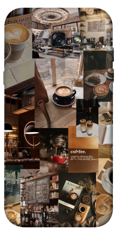 Чохол на Samsung A720 Galaxy A7 (2017) Coffee collage ver.2 фото 1 з 1