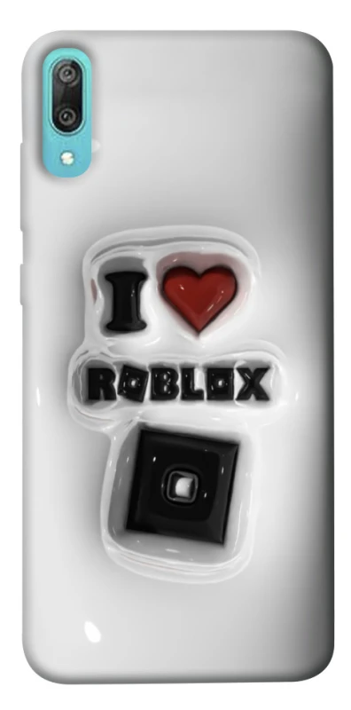 Чохол на Huawei Y6 Pro (2019) I love Roblox фото 1 з 1