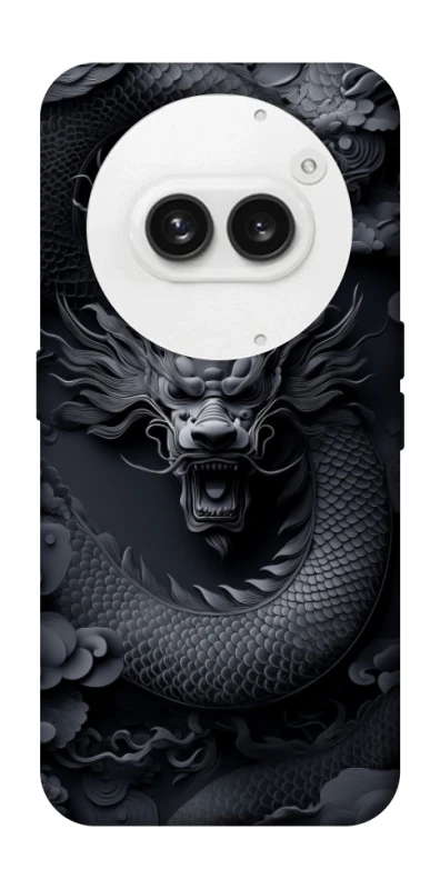 Чехол на Nothing Phone (2a) black dragon фото 1 из 1