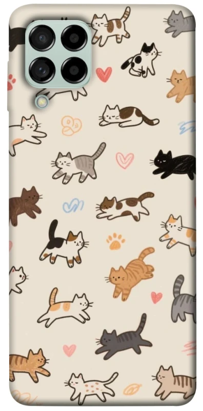 Чохол на Samsung Galaxy M53 5G Cat style ver.2 фото 1 з 1