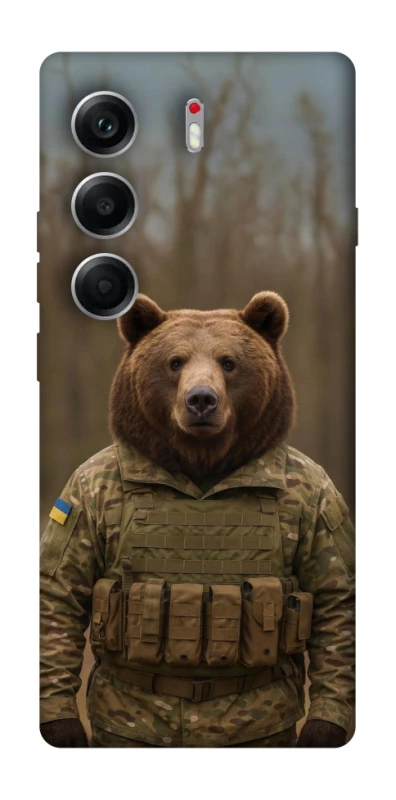 Чохол на Tecno Camon 40 Ведмідь захисник фото 1 з 1