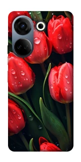 Чохол на TECNO Camon 20 Pro (CK7n) Червоні тюльпани фото 1 Чохол на TECNO Camon 20 Pro (CK7n) Червоні тюльпани фото 1 з 1