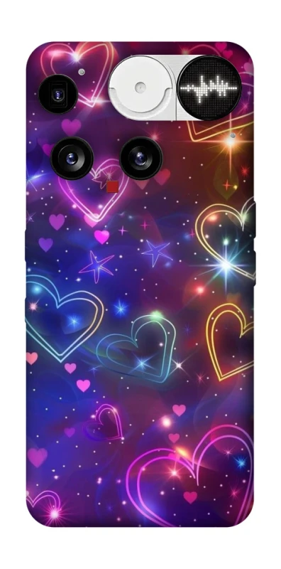 Чехол на Nothing Phone (3) Drawn hearts фото 1 из 1