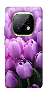 Чехол на Realme Narzo 70 Turbo Фиолетовые тюльпаны фото 1 из 1