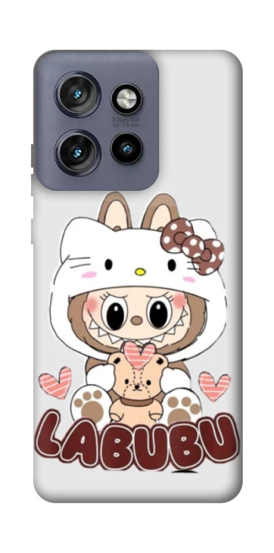 Чохол на Motorola Edge 50 Neo Hello Kitty Labubu фото 1 з 1