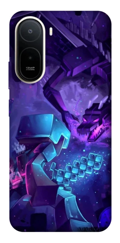 Чохол на Xiaomi Redmi A7 Pro 4G Minecraft dragon фото 1 з 2