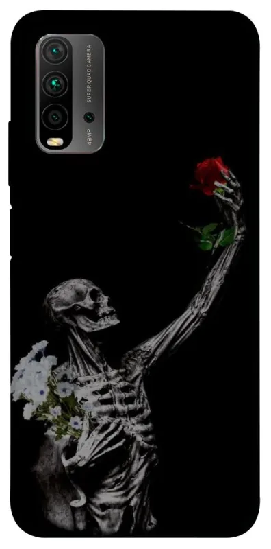 Чохол на Xiaomi Redmi 9T Skeleton vs Rose фото 1 з 1