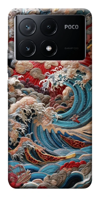 Чохол на Xiaomi Poco X6 Japa wave ver.2 фото 1 з 1