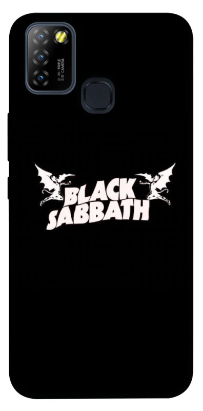 Чохол на Infinix Hot 10 Lite Black Sabbath logo ver.2 фото 1 з 1