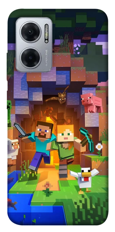 Чохол на Xiaomi Redmi Note 11E Minecraft game фото 1 з 1