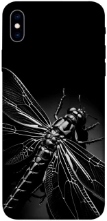 Чехол на Apple iPhone XS Max (6.5") Black dragonfly фото 1 из 1