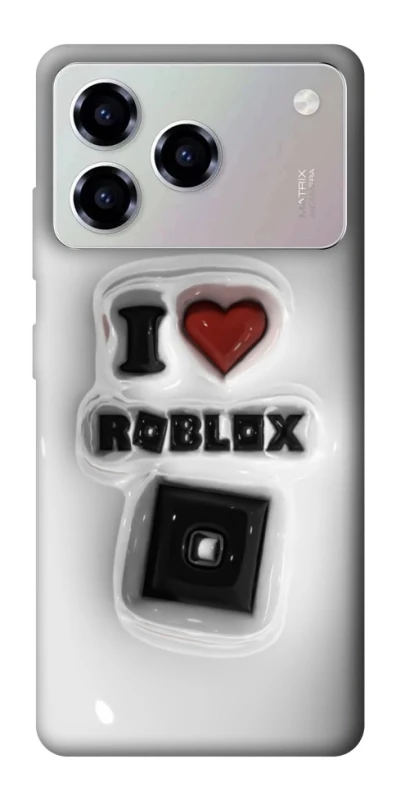 Чохол на ZTE Blade A76 I love Roblox фото 1 з 1