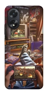 Чехол на Oppo A38 Retro style v4 фото 1 из 1