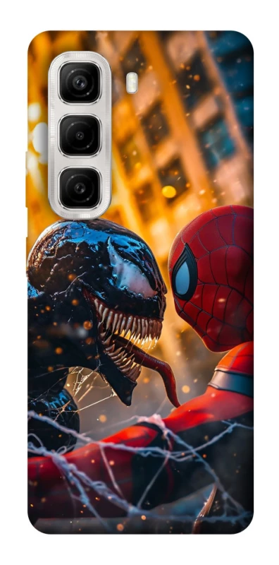 Чехол на Infinix Hot 50 4G Venom vs Spiderman фото 1 из 1