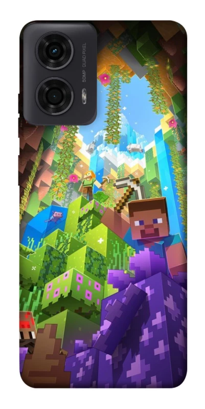 Чохол на Motorola Moto G04 Minecraft forever фото 1 з 1