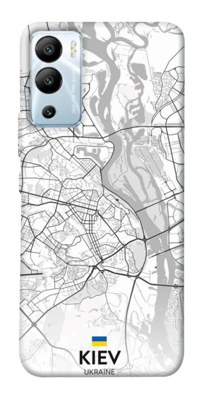 Чохол на Infinix Hot 12i Kiev white map фото 1 з 1